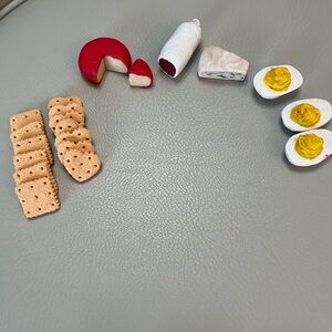 American Girl Doll Food- Cheese, Crackers & Deviled Eggs